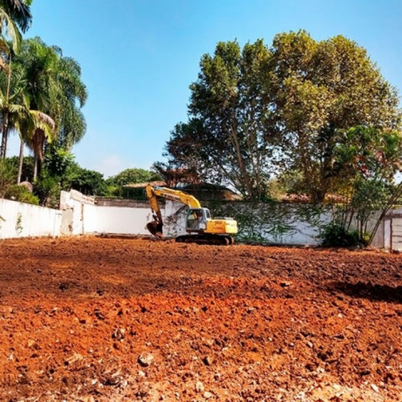 Contratar Máquina para Limpar Terreno Jaçanã - Limpeza de Terreno com Escavadeira