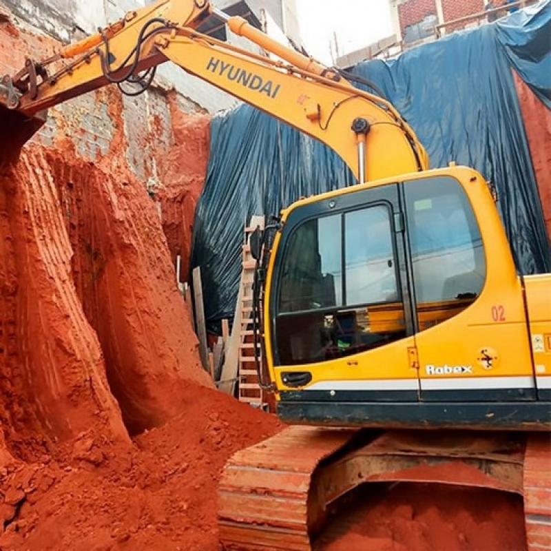 Empresa de Aluguel Retroescavadeira Vila Sônia - Aluguel de Mini Escavadeira Construção Civil