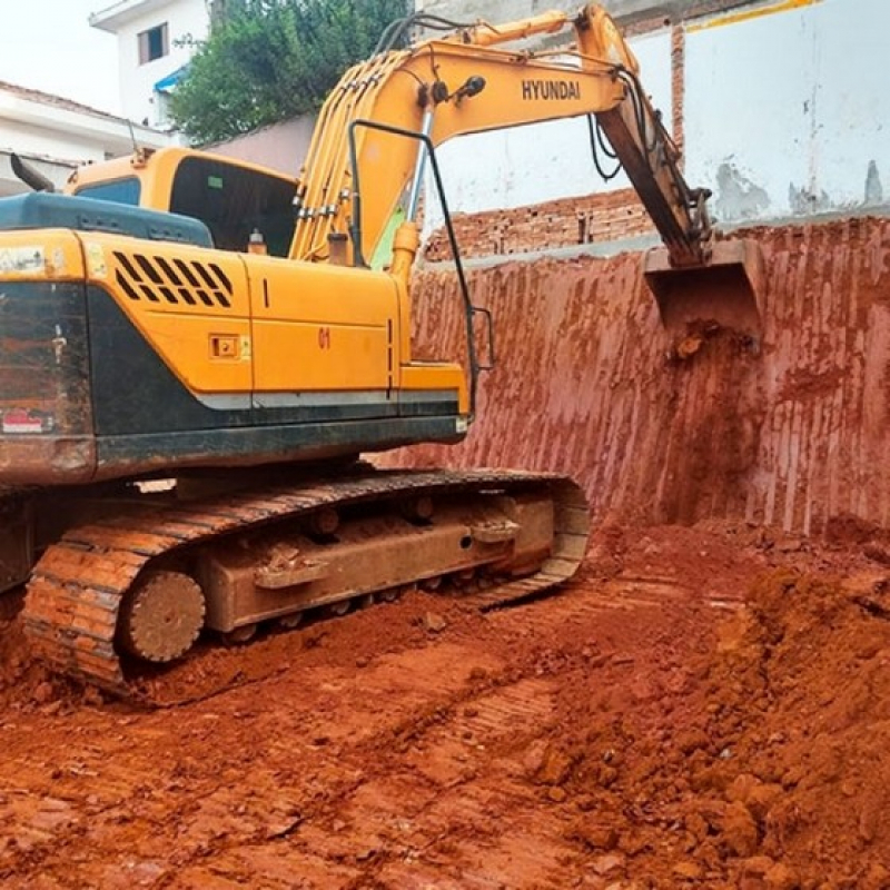 Empresa de Escavação de Subsolo Jardim Bonfiglioli - Escavação Terraplanagem