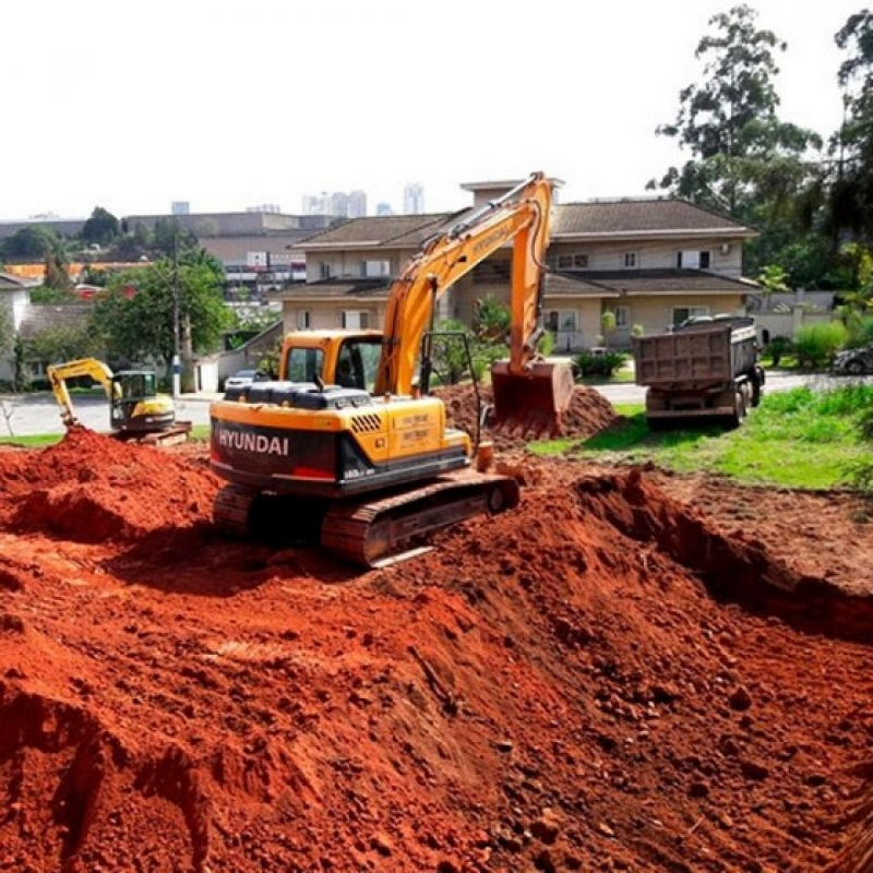 Empresa de Escavação de Tubulação Perus - Escavação Terraplanagem